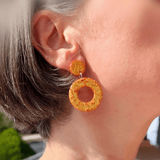 Carol in red & gold - LeonNata