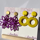 "Lily" in purple pearl & "Grace" in yellow - LeonNata