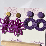 "Lily" in purple pearl & "Grace" in purple - LeonNata