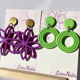 "Lily" in purple pearl & "Grace" in green apple - LeonNata