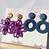 "Lily" in purple pearl & "Grace" in navy - LeonNata