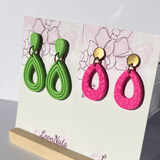 "Fiona" in green apple & "Ellie" in hot pink - LeonNata