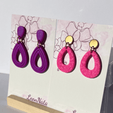 "Fiona" in purple pearl & "Ellie" in hot pink - LeonNata