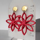 "Lily" in red & "Grace" in ecru - LeonNata