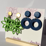 "Lily" in green apple & "Grace" in navy - LeonNata