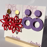 "Lily" in red & "Grace" in lavender - LeonNata