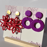 "Lily" in red & "Grace" in purple pearl - LeonNata