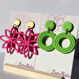 "Lily" in hot pink & "Grace" in green apple - LeonNata