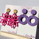 "Lily" in hot pink & "Grace" in lavender - LeonNata