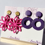 "Lily" in hot pink & "Grace" in purple - LeonNata