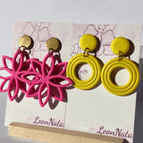 "Lily" in hot pink & "Grace" in yellow - LeonNata