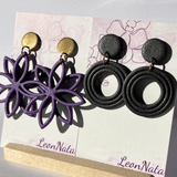 "Lily" in purple & "Grace" in gun metal - LeonNata