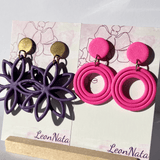 "Lily" in purple & "Grace" in hot pink - LeonNata