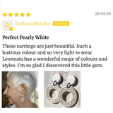 Build Your Set: Grace & Sandy Dangling earrings (25 colour choices) - LeonNata