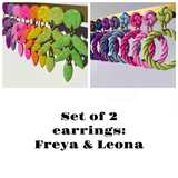 Build Your Set: Freya & Leona Dangling earrings (25 colour choices)