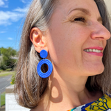 Grace Maxi (large size) in ultramarine - LeonNata