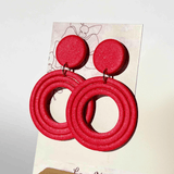 Grace Maxi (large size) in red - LeonNata