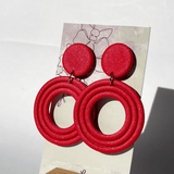 Grace Maxi (large size) in red - LeonNata