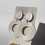 Grace Maxi (large size) in white pearl - LeonNata