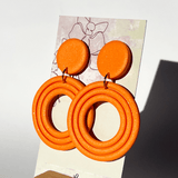 Grace Maxi (large size) in orange - LeonNata