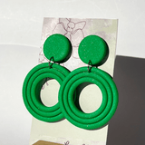 Grace Maxi (large size) in emerald - LeonNata