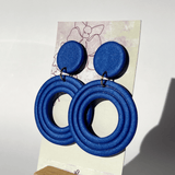 Grace Maxi (large size) in ultramarine - LeonNata