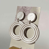 Grace Maxi (large size) in white pearl - LeonNata